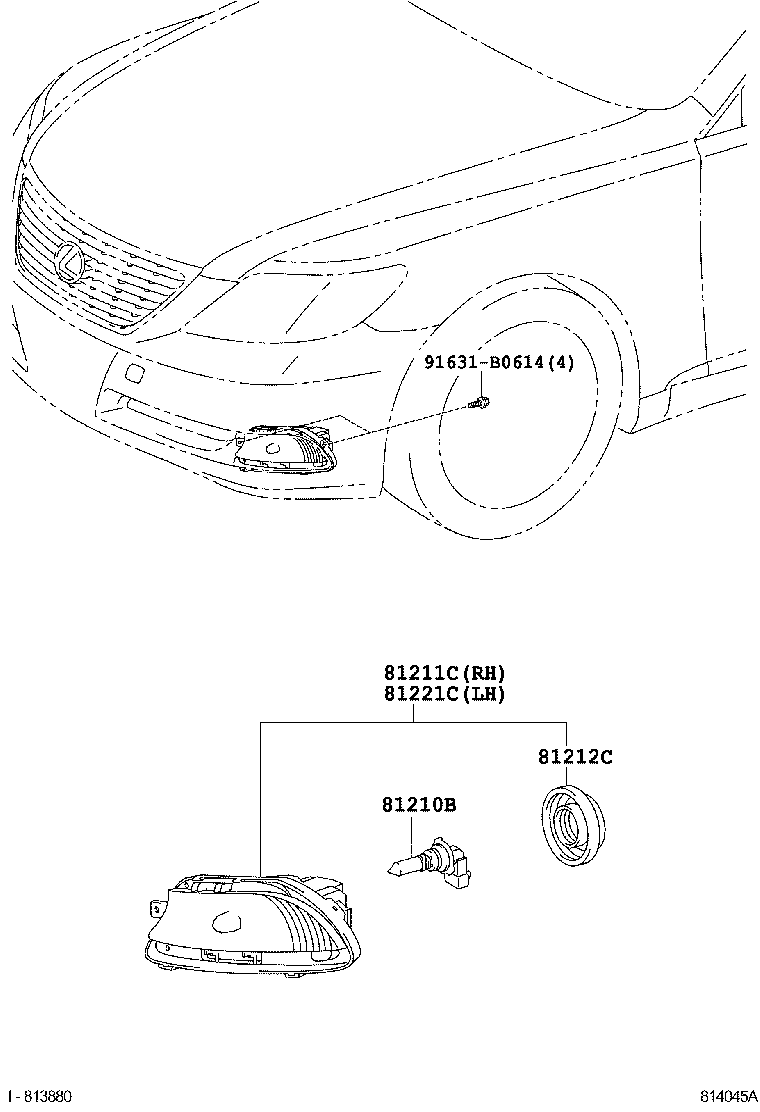 Exploded illustration 814045A
