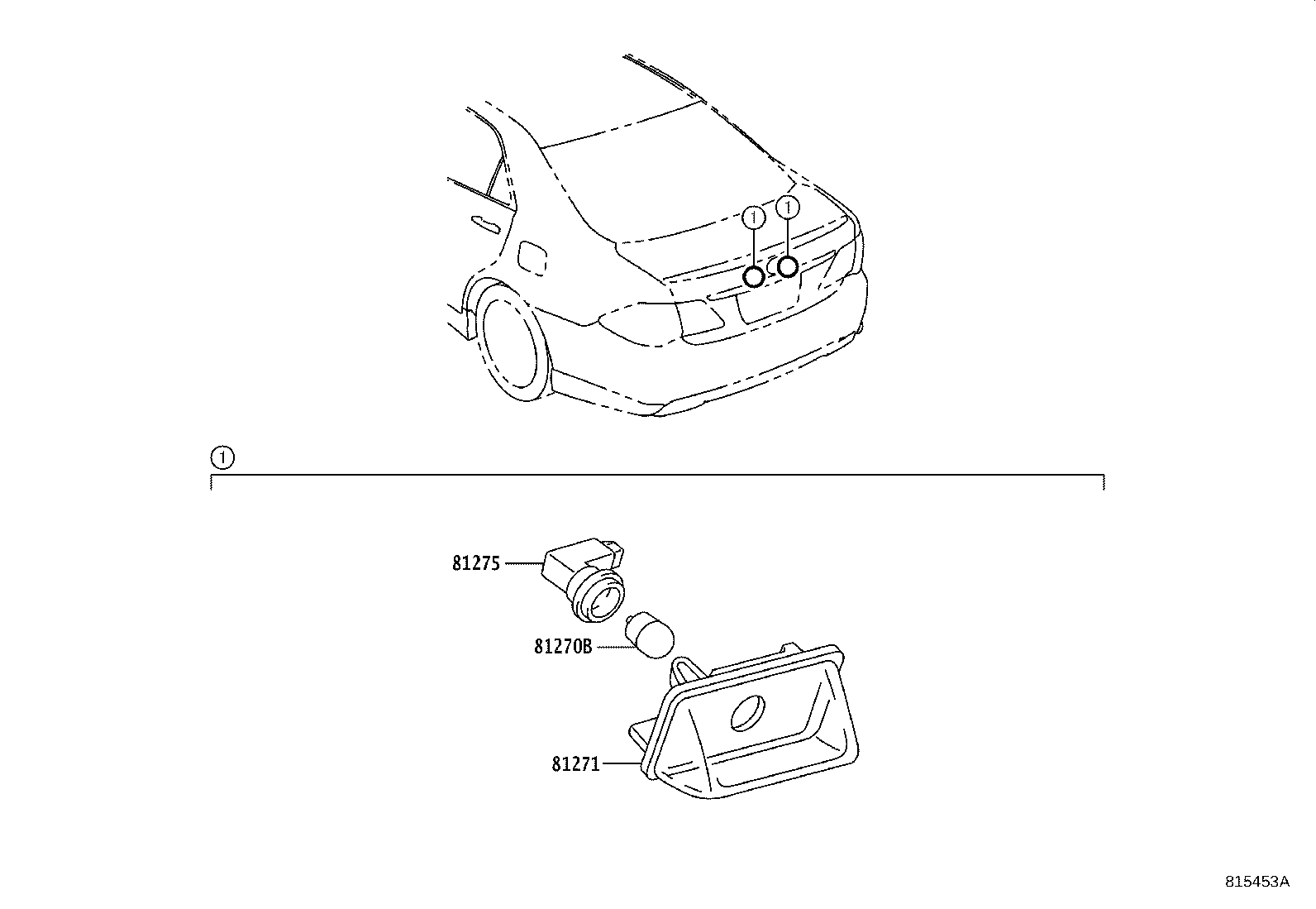 Exploded illustration 815453A