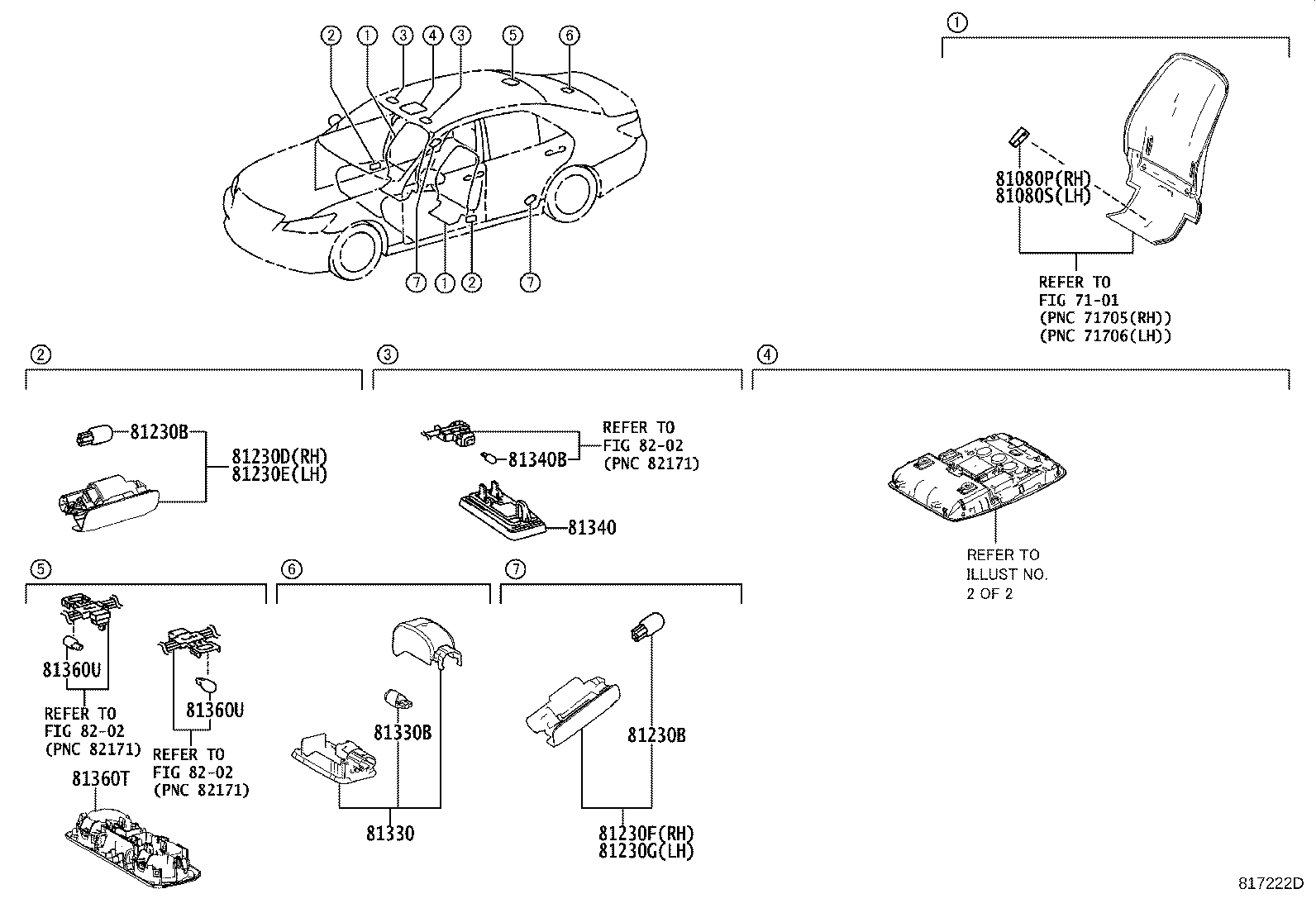 Exploded illustration 817222D