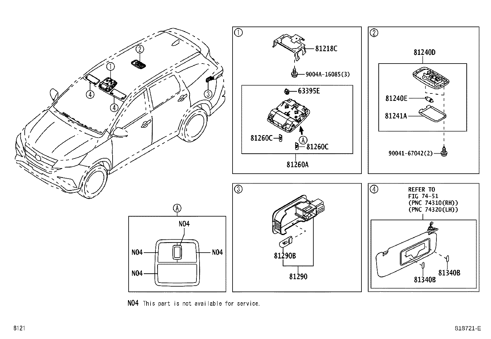 Exploded illustration 818721E