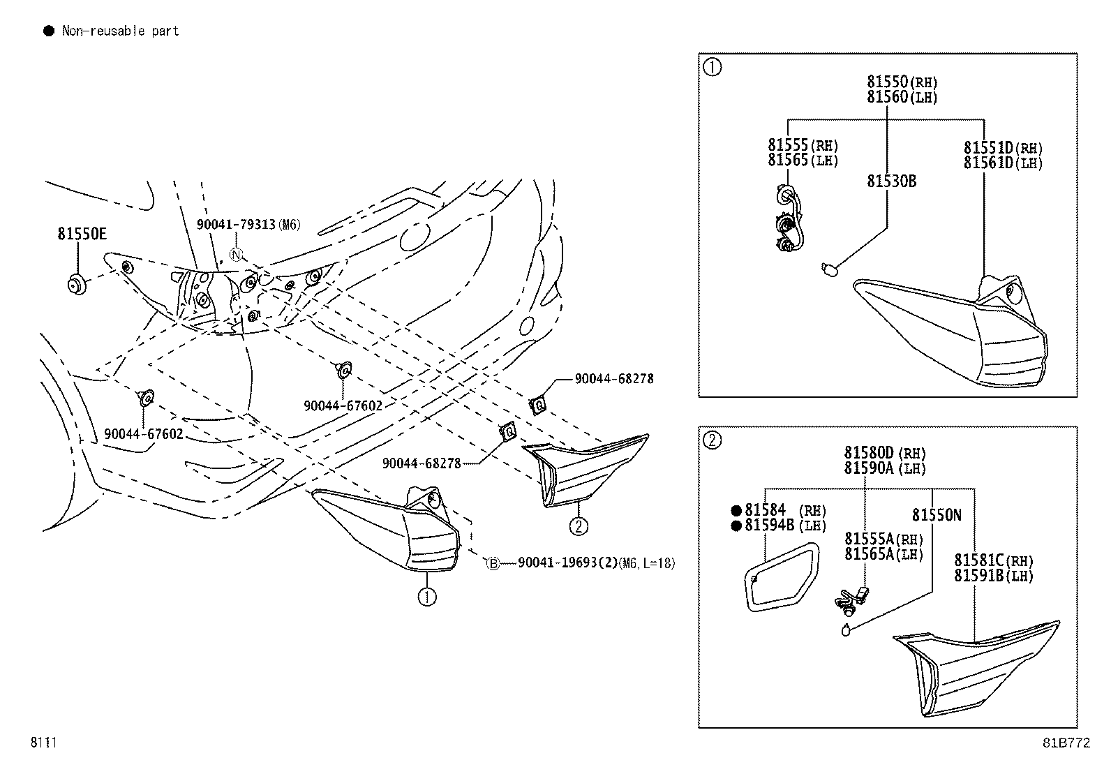 Exploded illustration 81B772