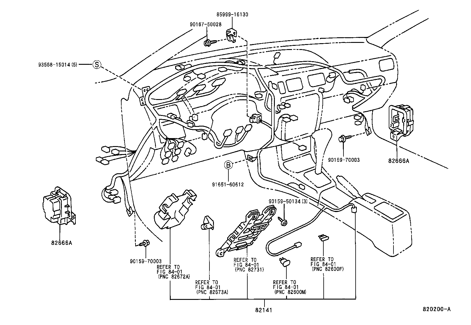 Exploded illustration 820200A