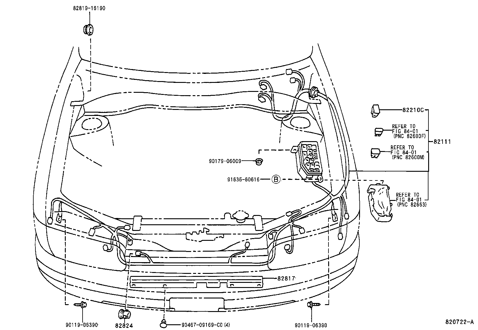 Exploded illustration 820722A