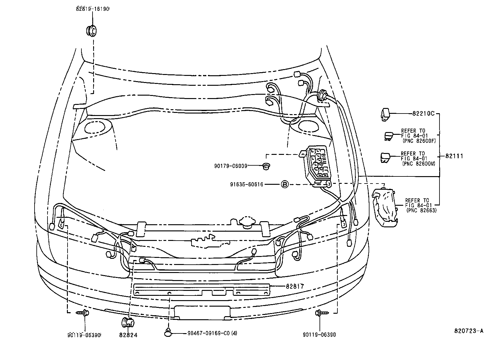 Exploded illustration 820723A