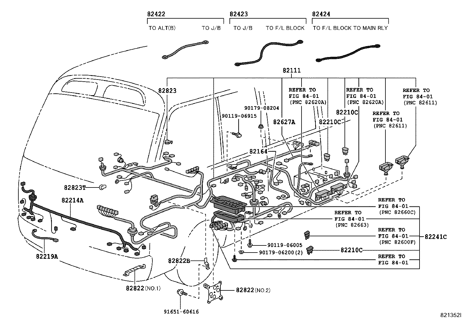 Exploded illustration 821352I