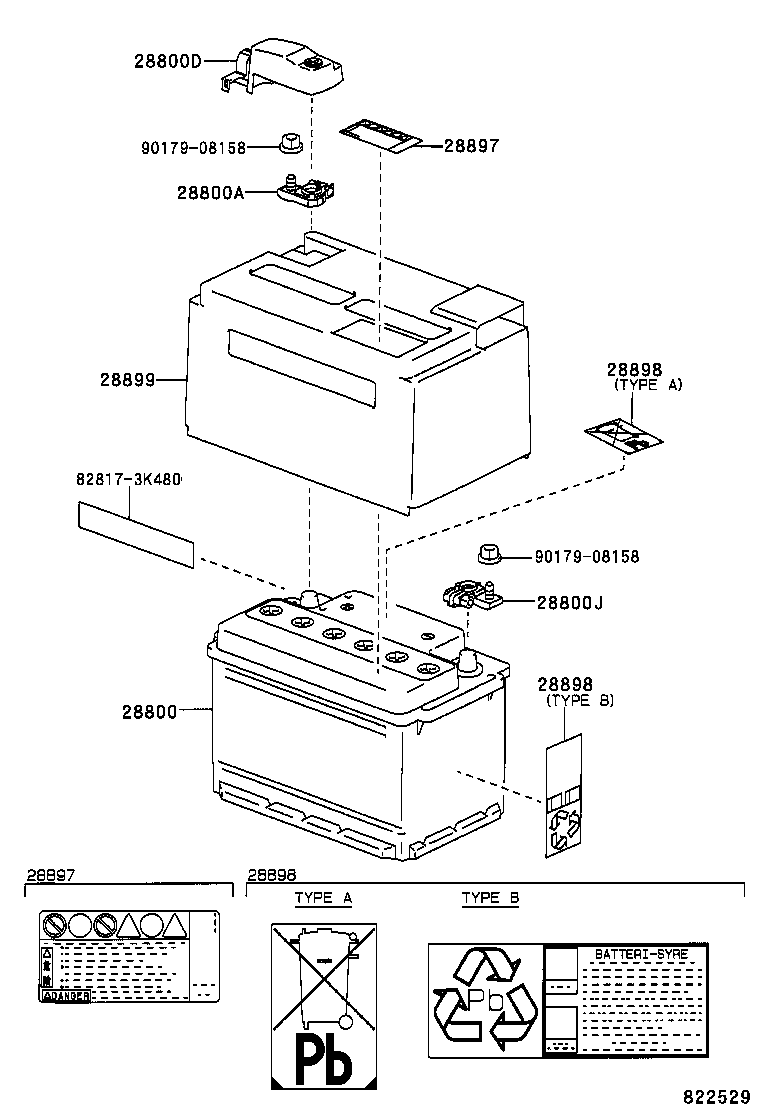Exploded illustration 822529