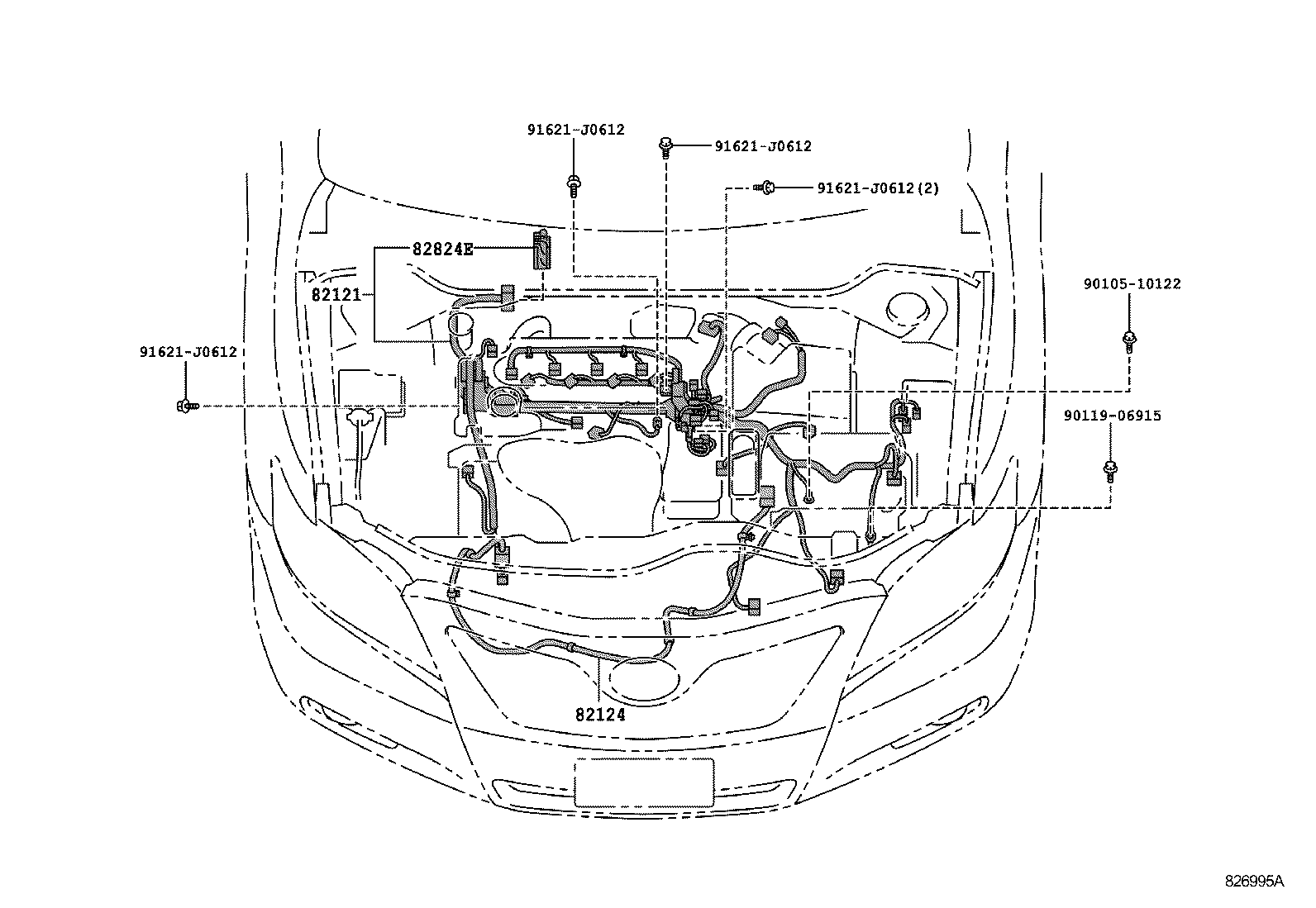 Exploded illustration 826995A