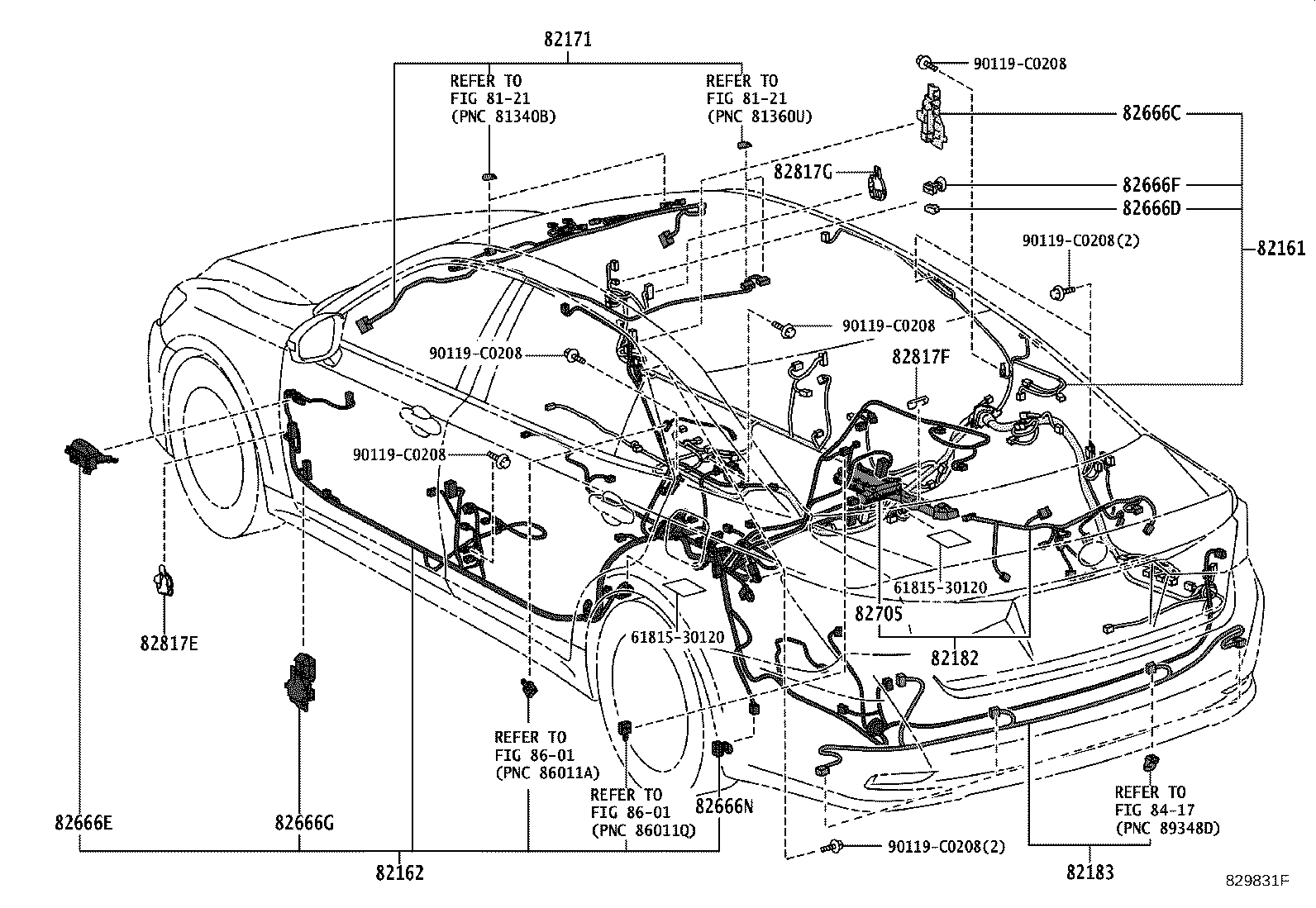 Exploded illustration 829831F