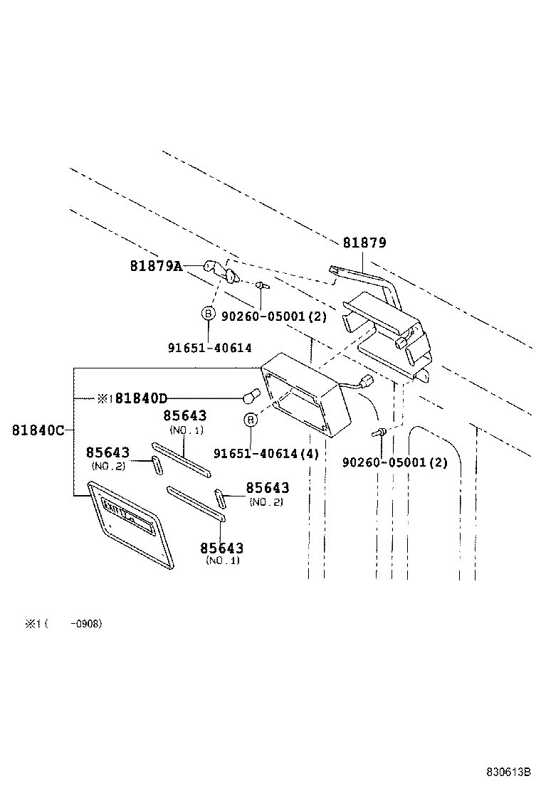 Exploded illustration 830613B