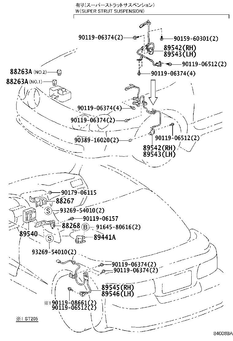 Exploded illustration 840088A