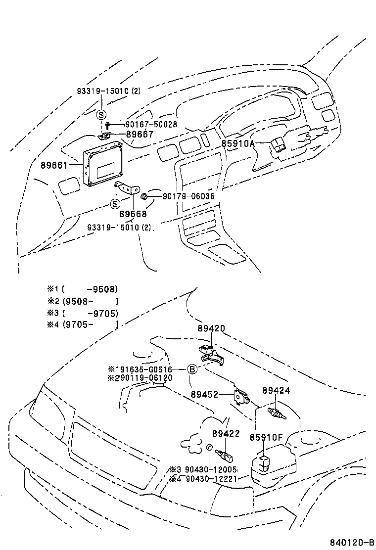 Exploded illustration 840120B
