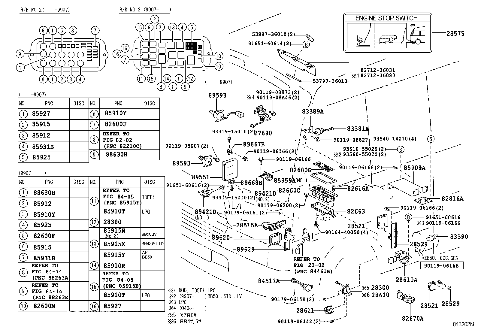 Exploded illustration 843202N