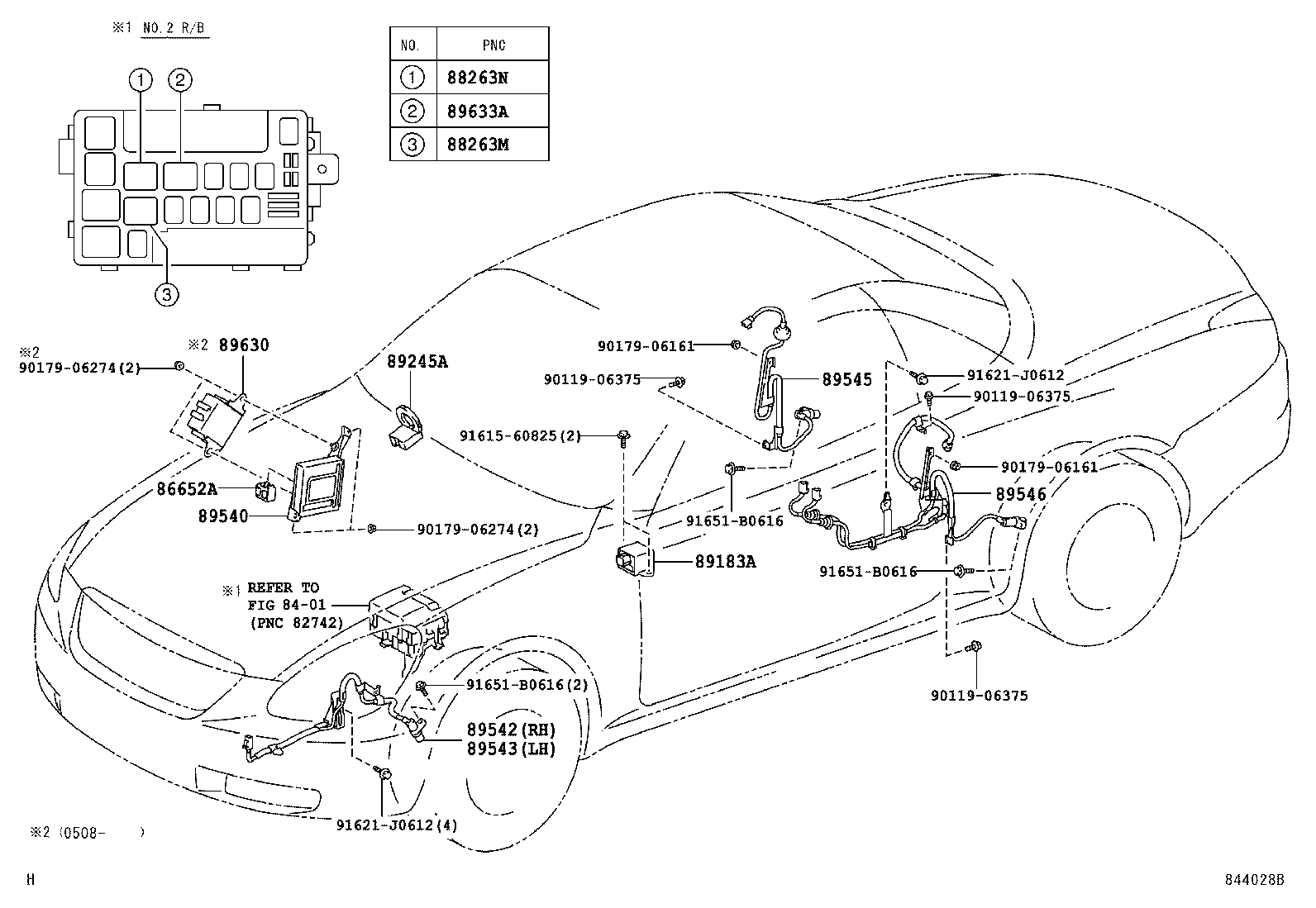 Exploded illustration 844028B