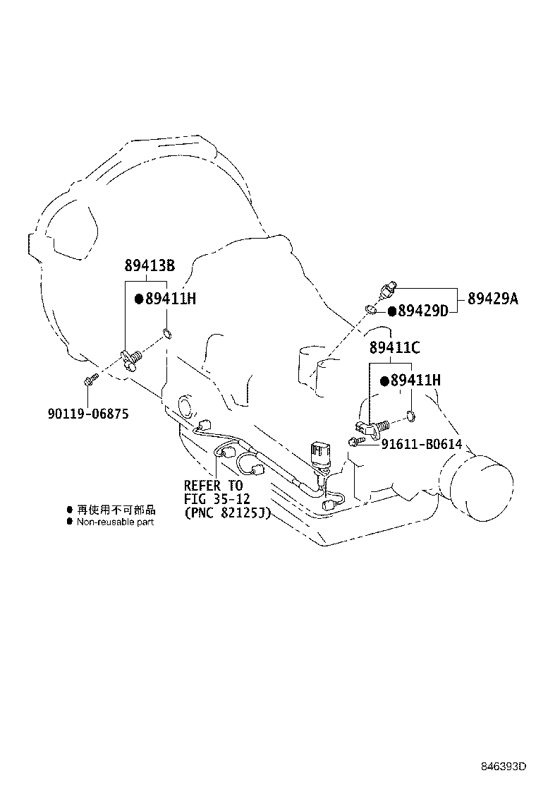 Exploded illustration 846393D