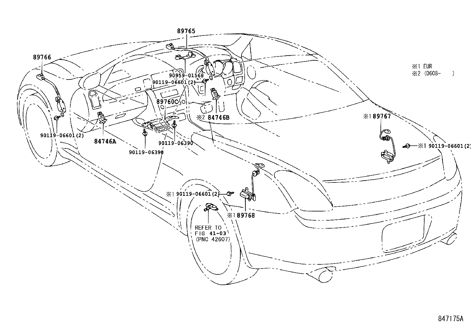 Exploded illustration 847175A