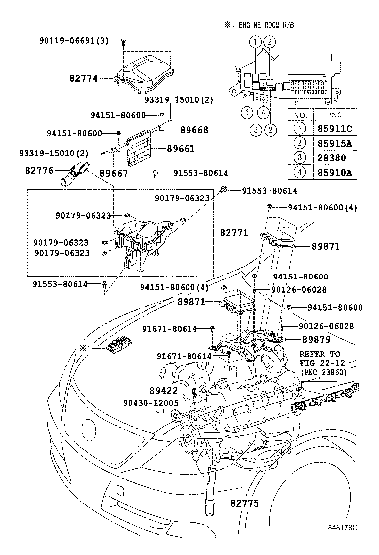 Exploded illustration 848178C