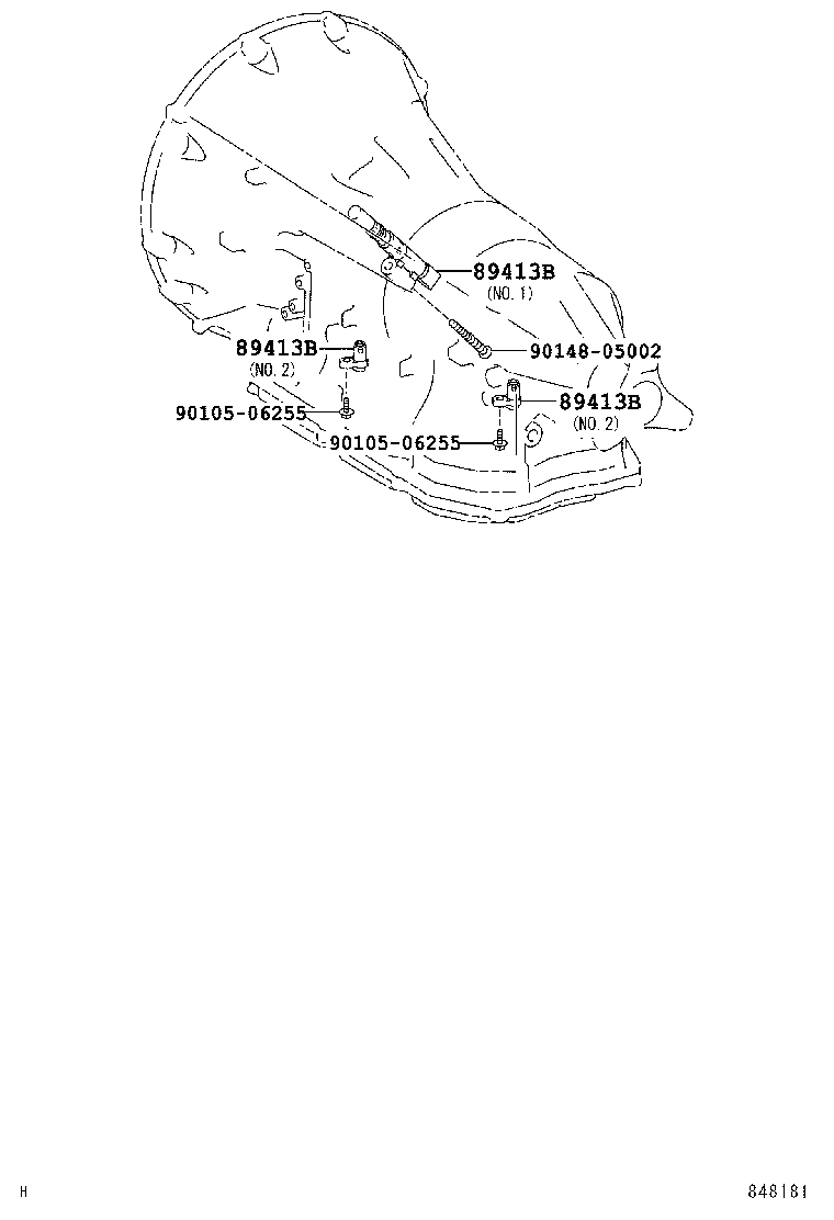Exploded illustration 848181A