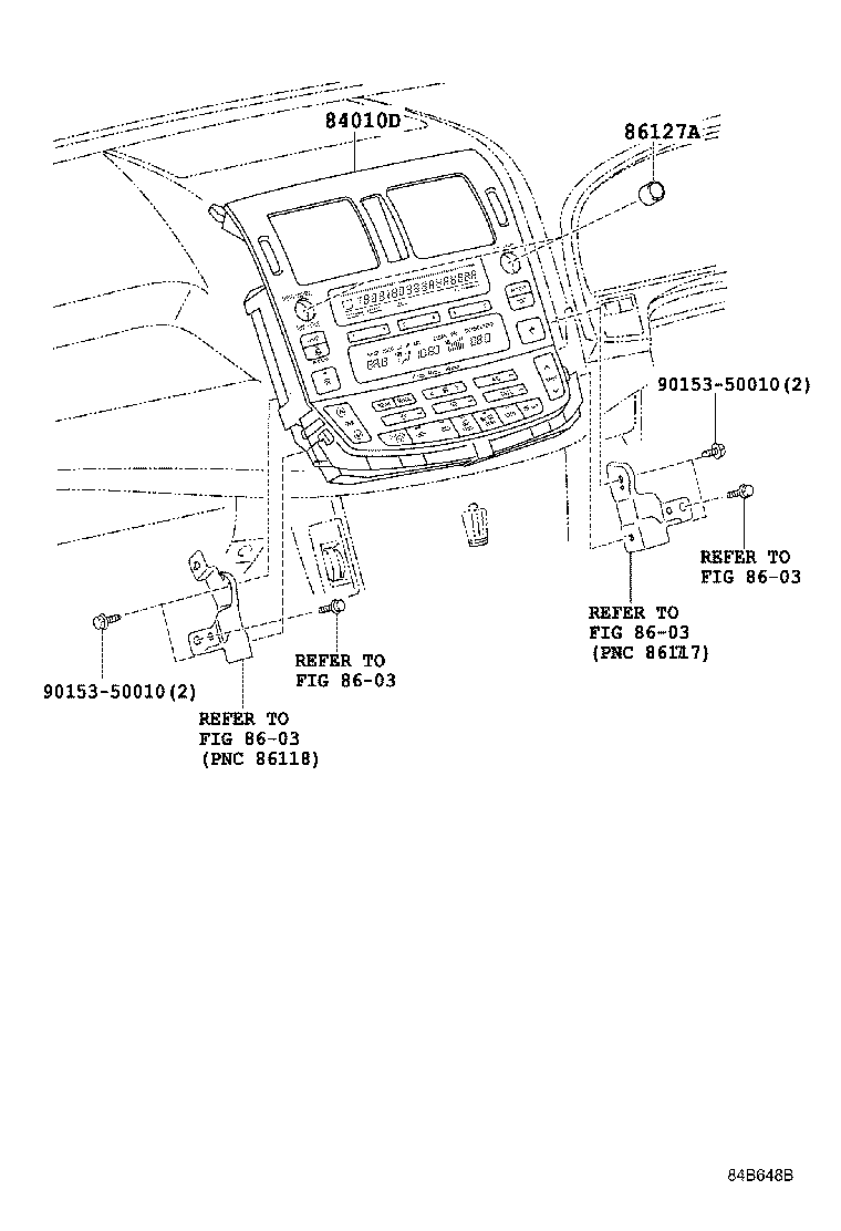 Exploded illustration 84B648B