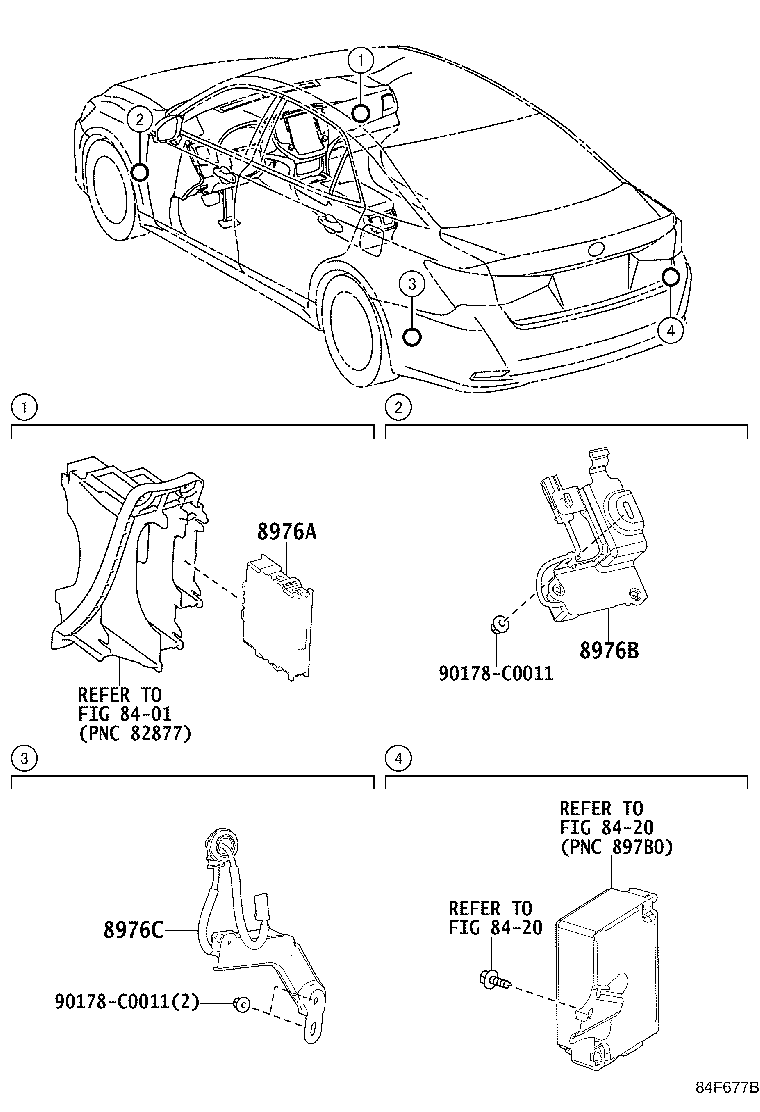Exploded illustration 84F677B