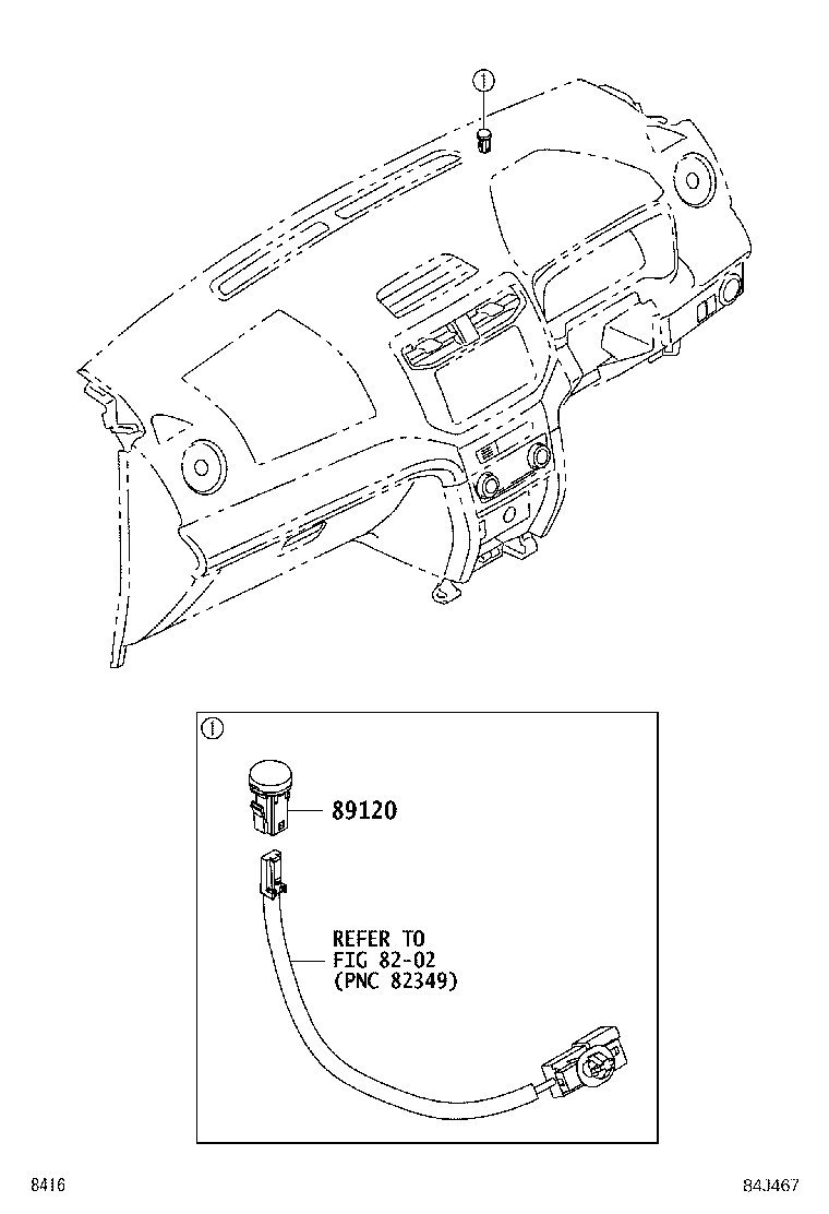 Exploded illustration 84J467
