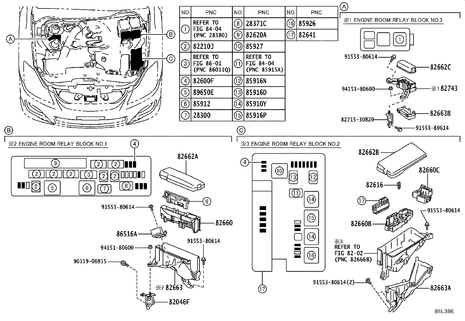 Exploded illustration 84L366