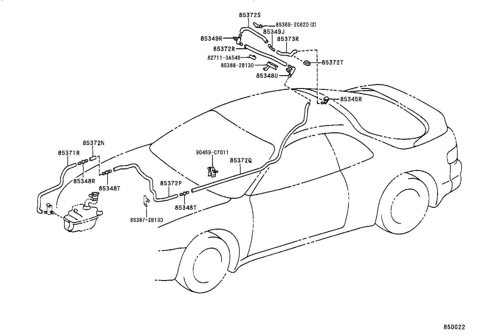 Exploded illustration 850022