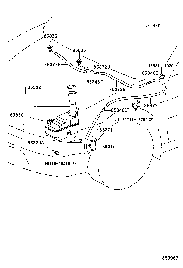 Exploded illustration 850067