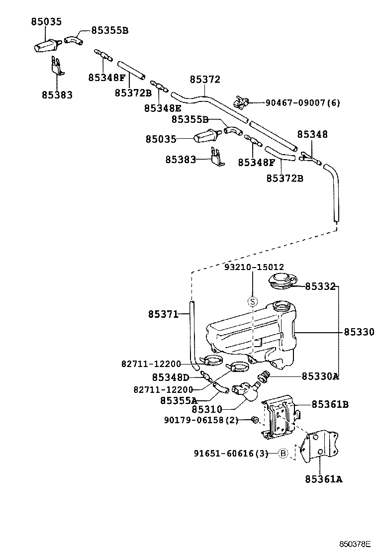 Exploded illustration 850378E