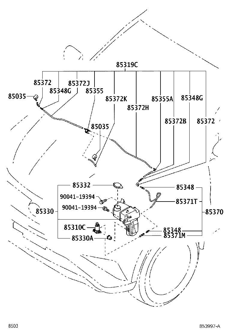 Exploded illustration 853997A