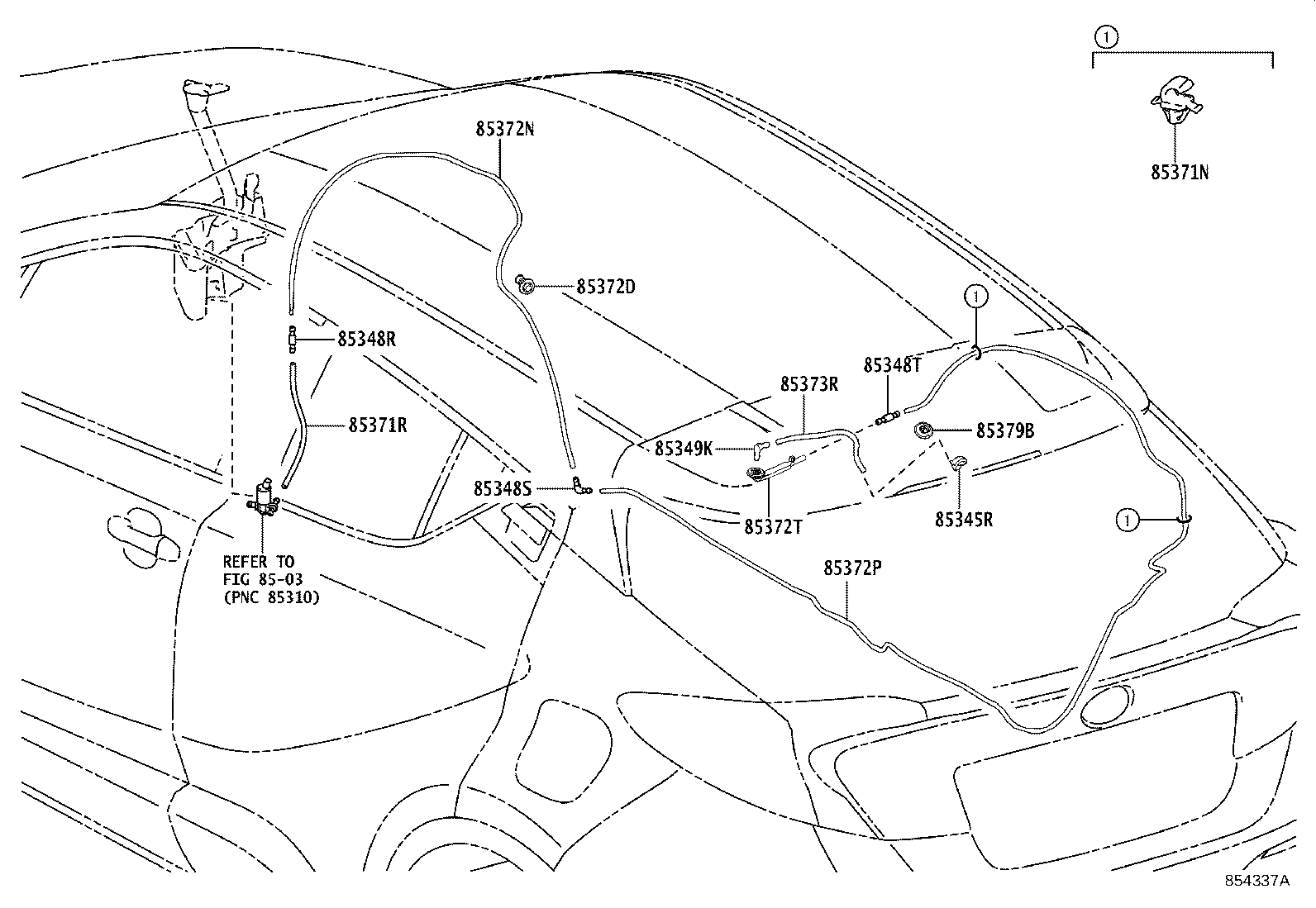 Exploded illustration 854337A