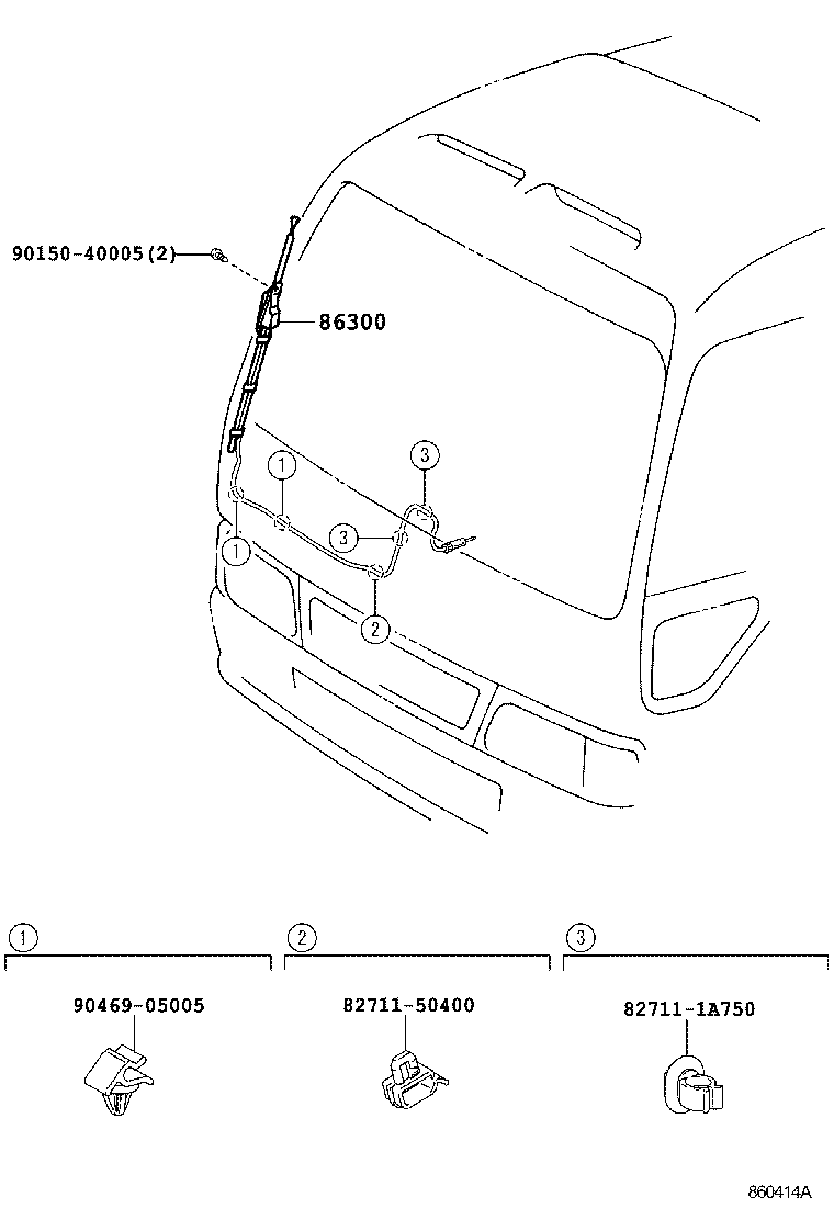 Exploded illustration 860414A