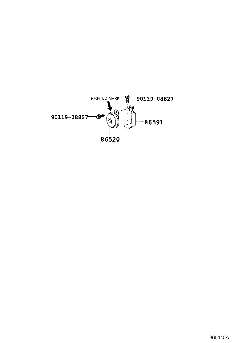 Exploded illustration 860415A