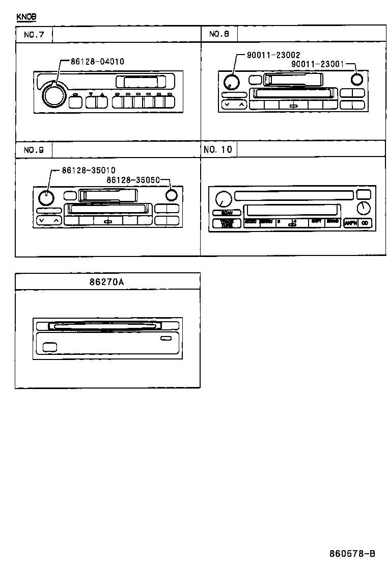 Exploded illustration 860578B