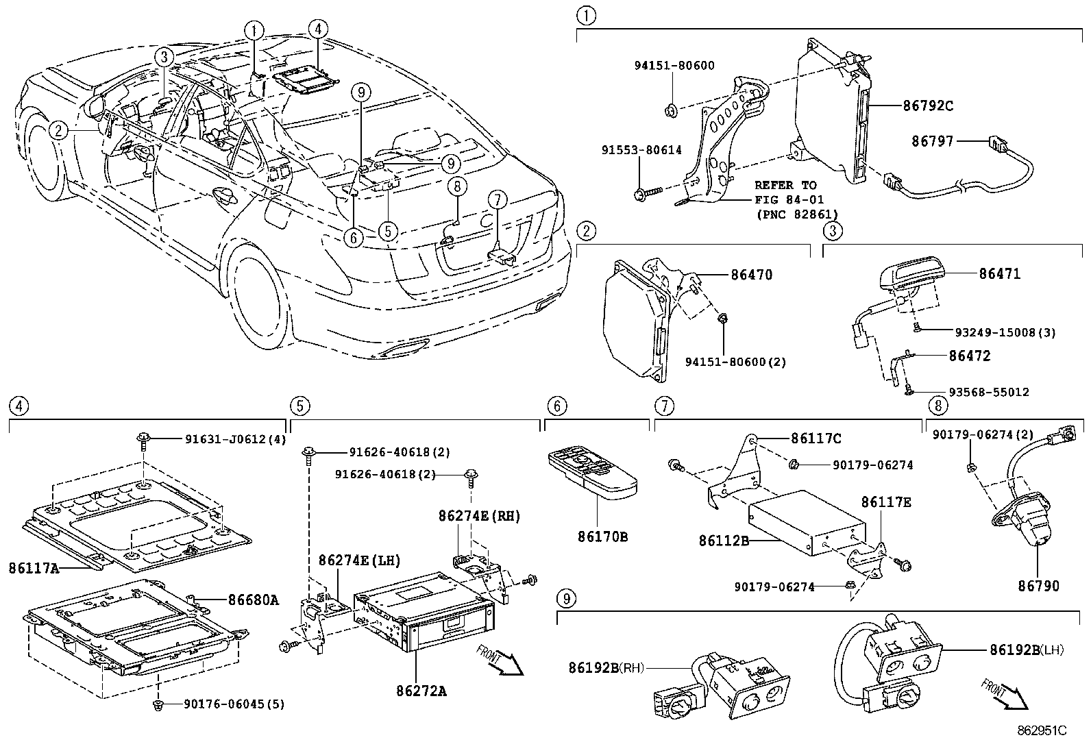 Exploded illustration 862951C