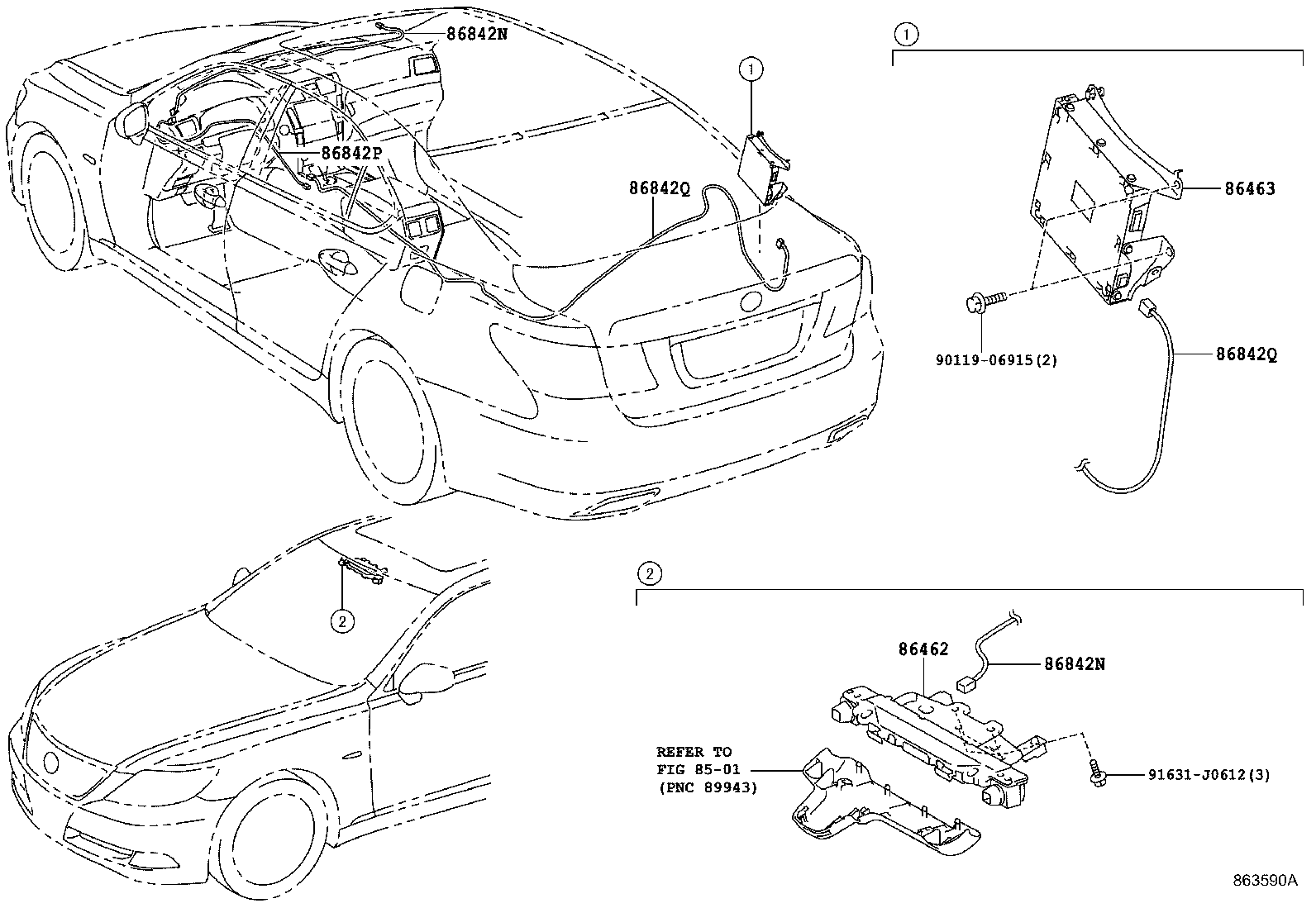 Exploded illustration 863590A