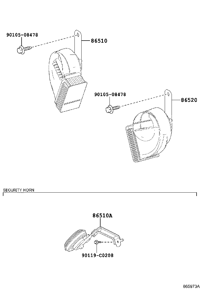 Exploded illustration 865973A