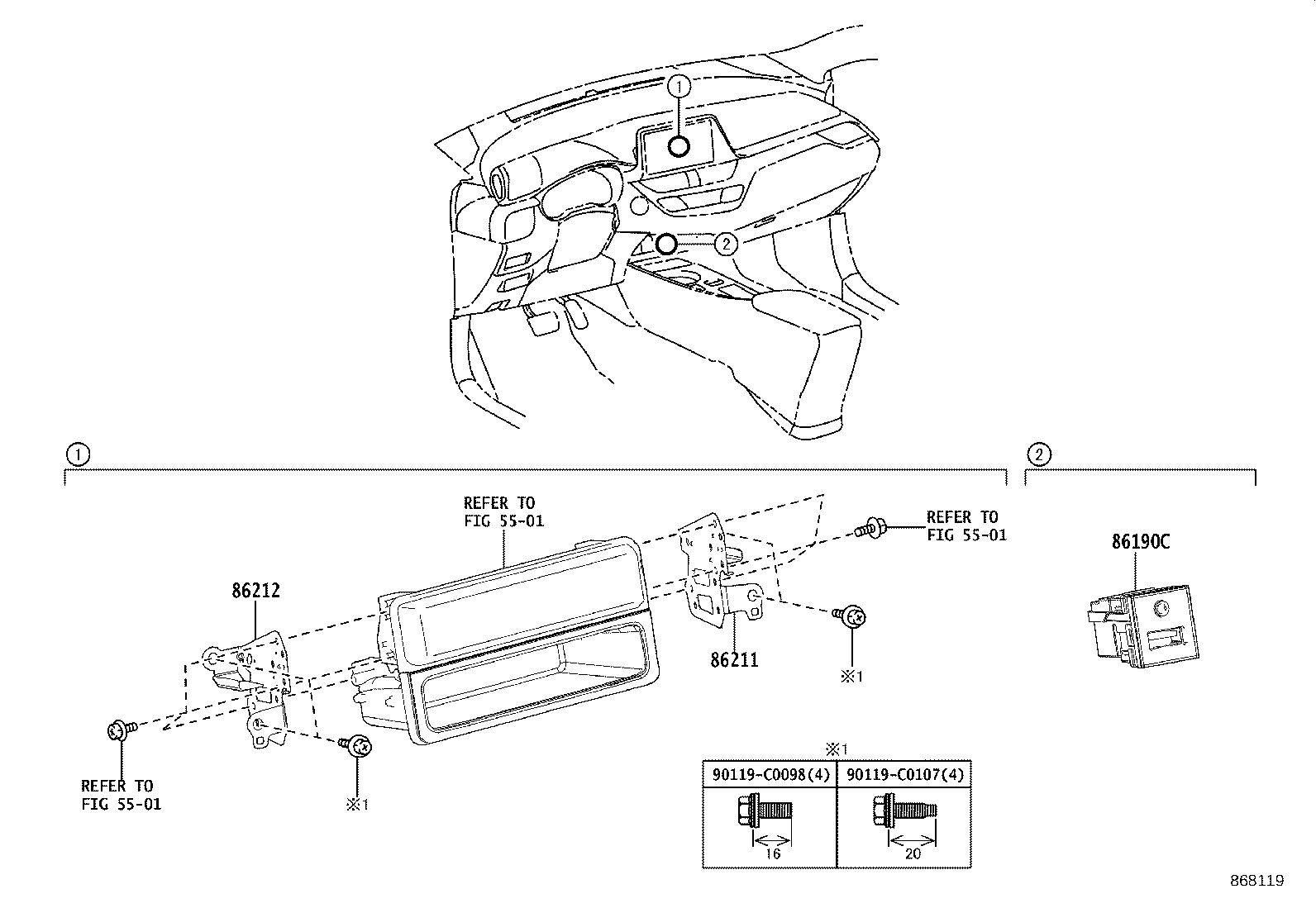 Exploded illustration 868119