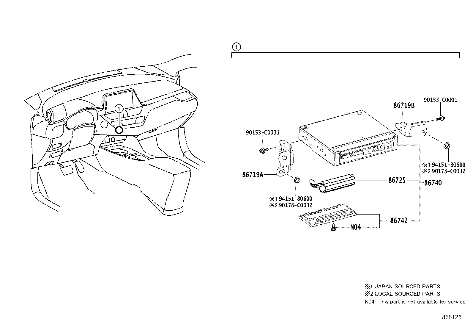 Exploded illustration 868126