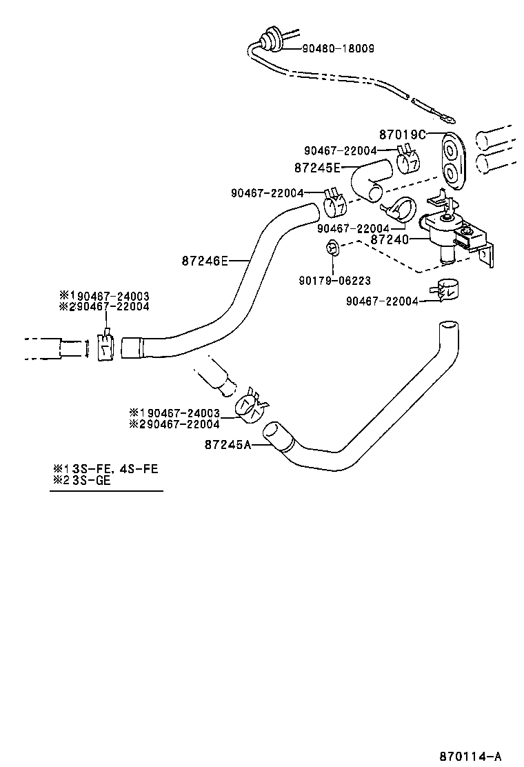 Exploded illustration 870114A