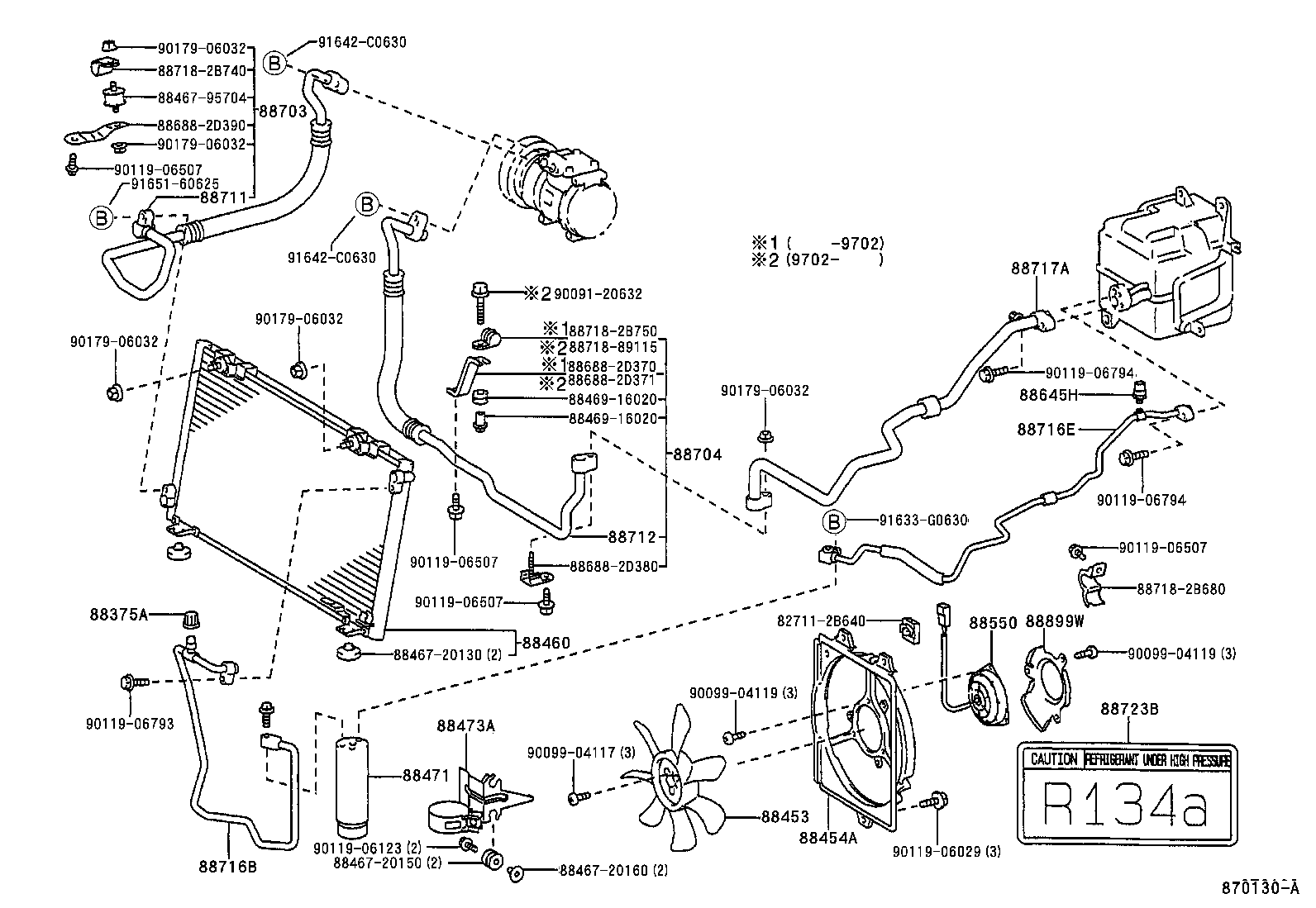 Exploded illustration 870130A