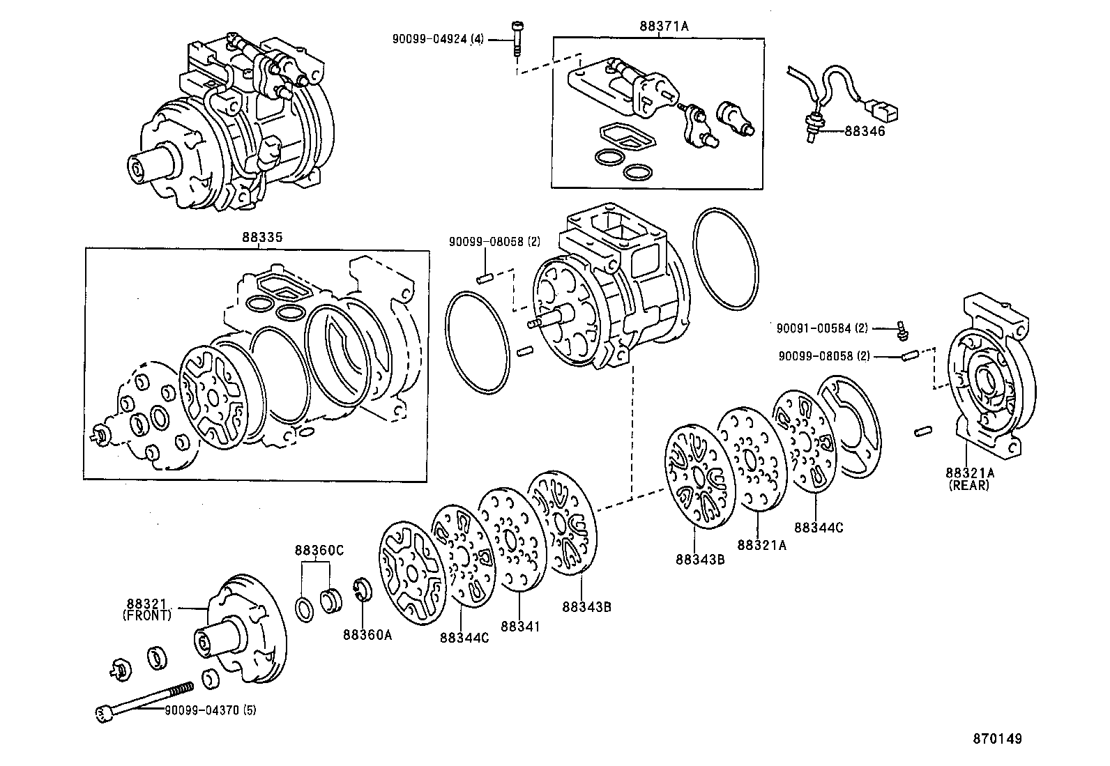 Exploded illustration 870149