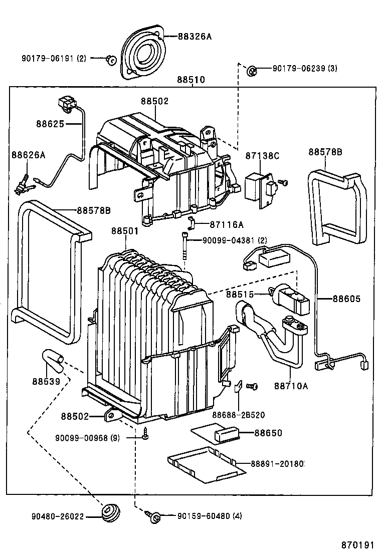 Exploded illustration 870191