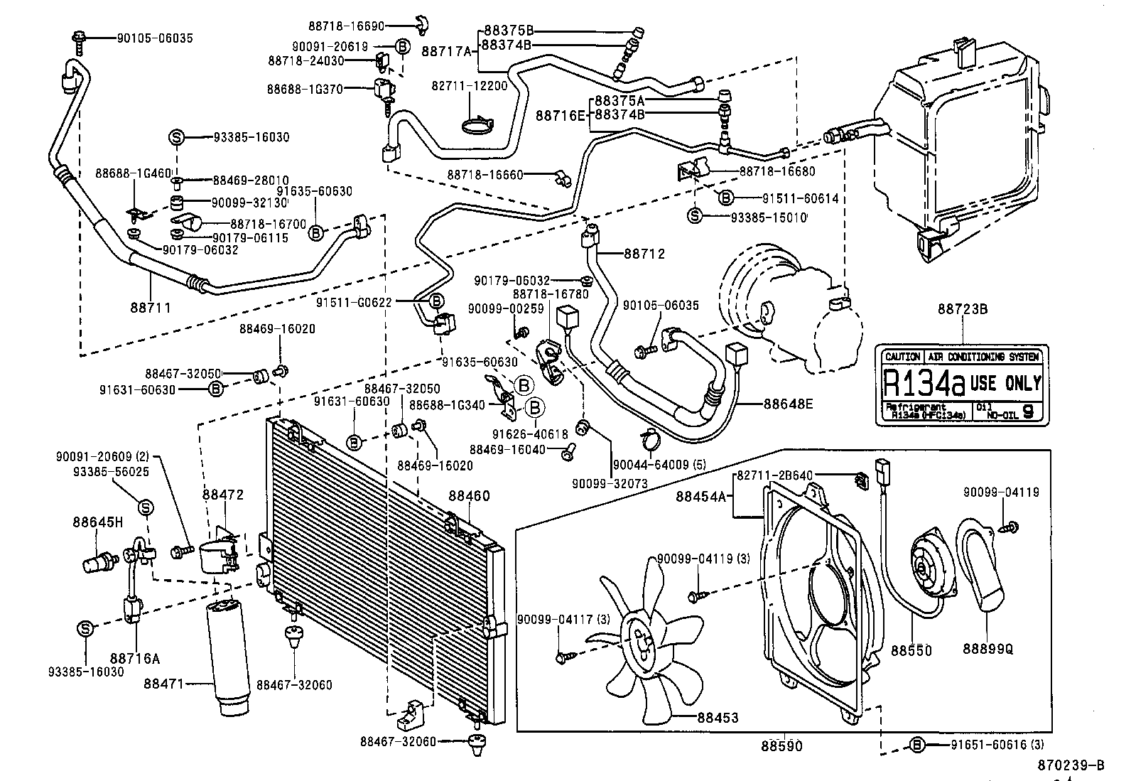 Exploded illustration 870239B