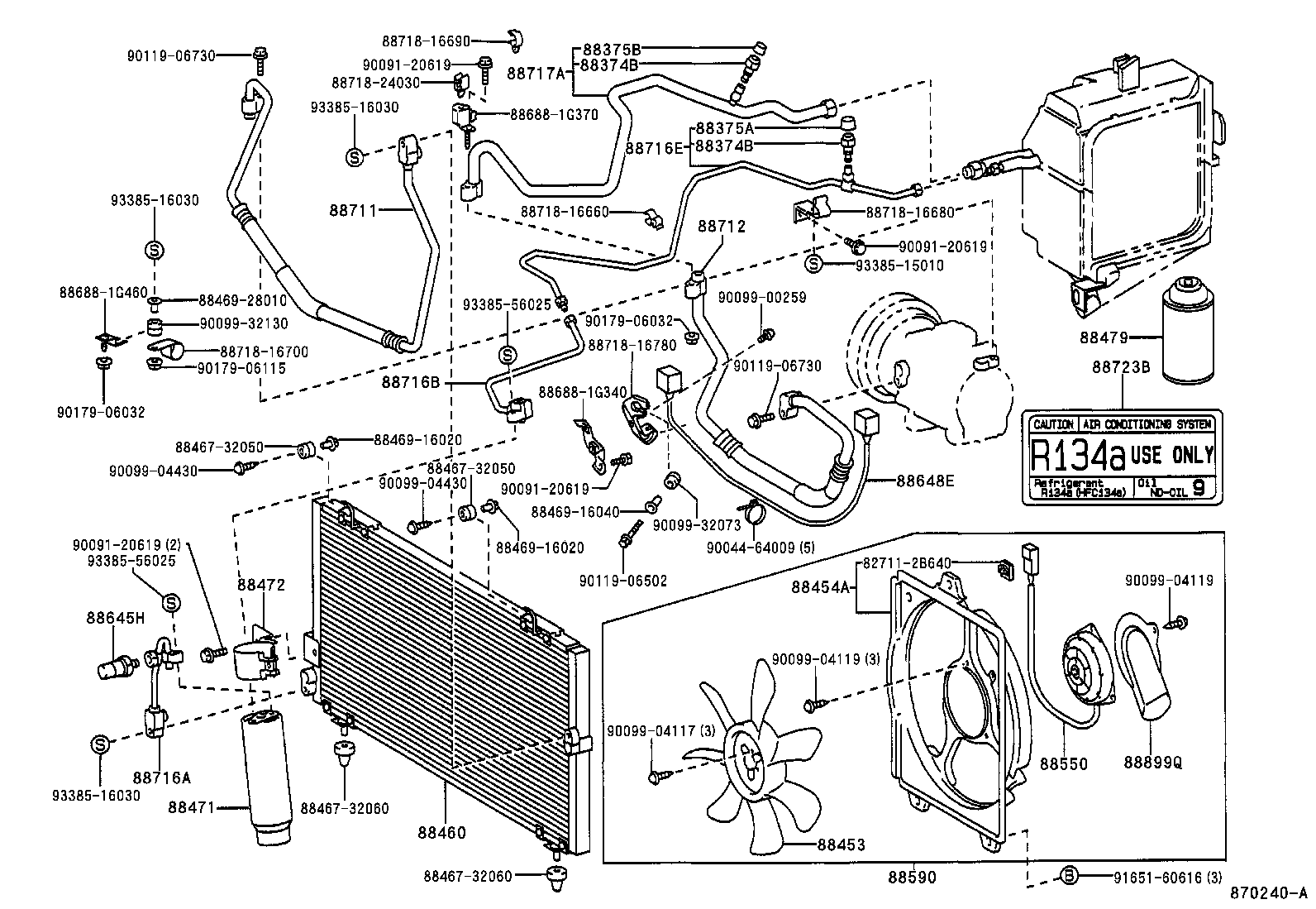 Exploded illustration 870240A