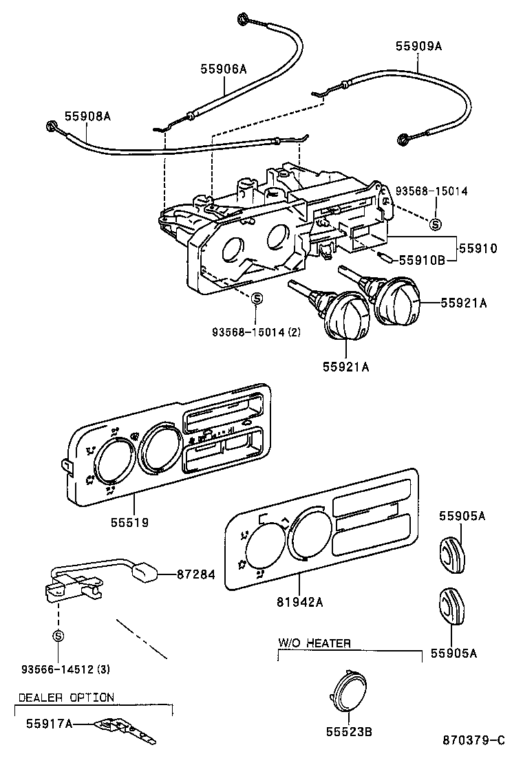 Exploded illustration 870379C