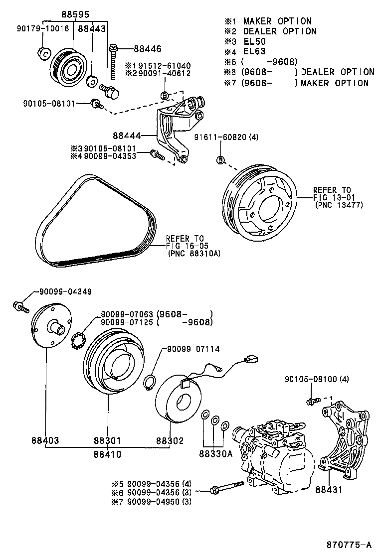 Exploded illustration 870775A