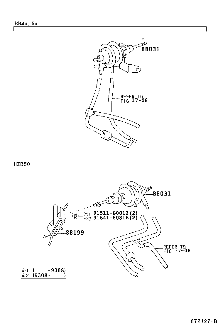 Exploded illustration 872127B