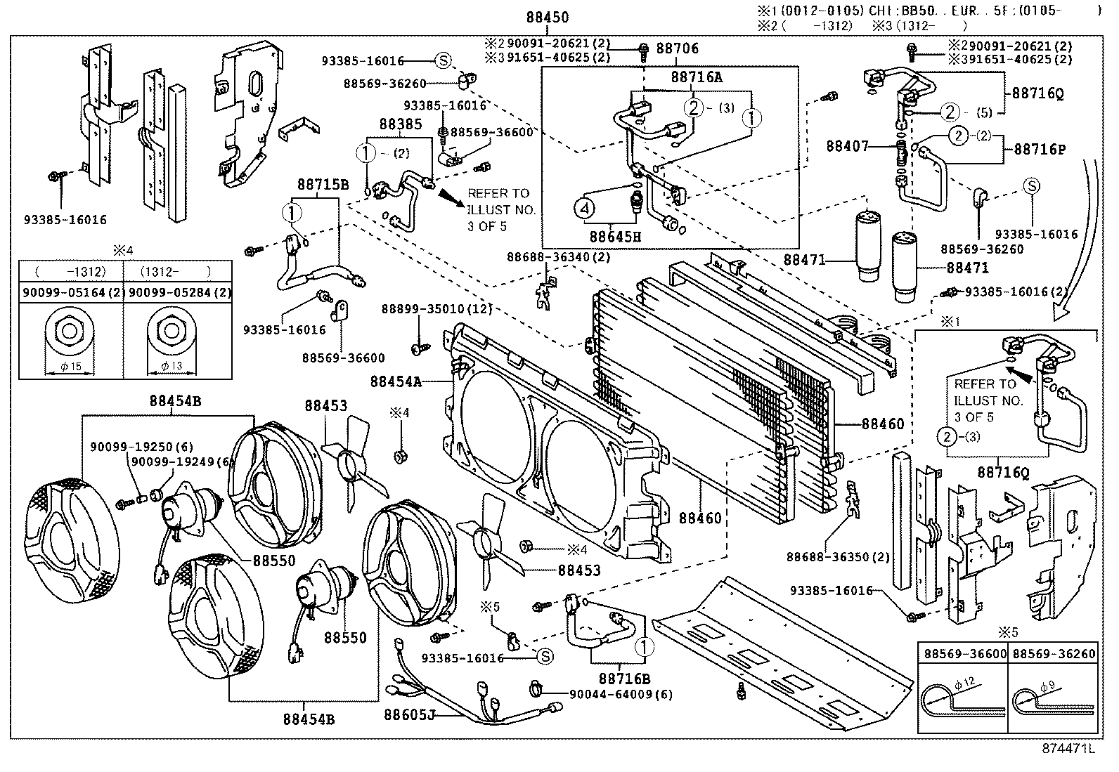 Exploded illustration 874471L