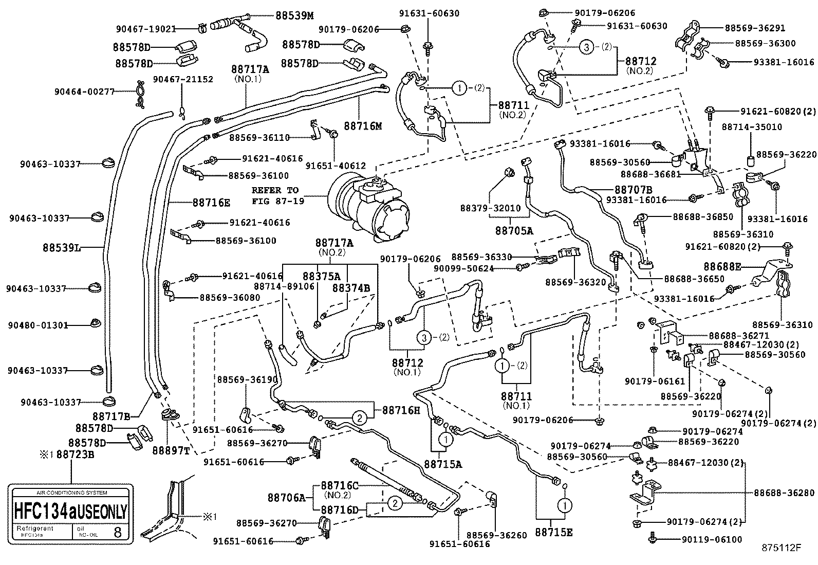 Exploded illustration 875112F