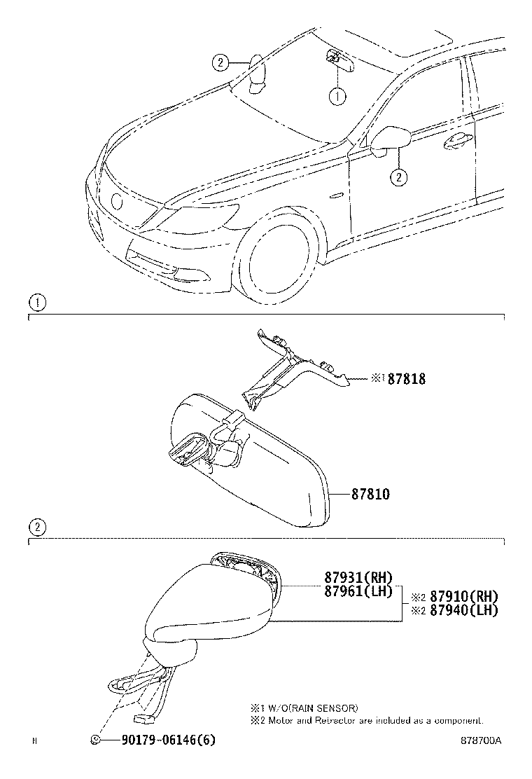 Exploded illustration 878700A
